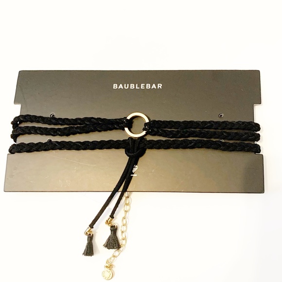 BaubleBar Jewelry - Sold❣️NWT Bauble Bar 3 Strand Chocker